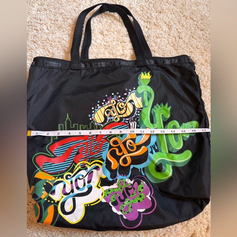 LeSportsac Graffiti Print Tote Bag - Picture 6 of 7